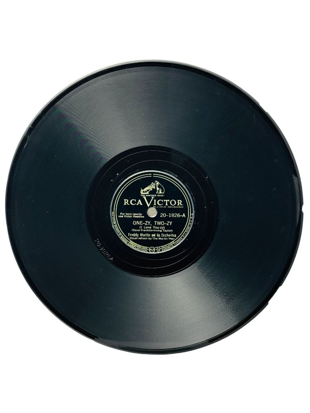 Freddy Martin One-Zy Two-Zy / Sleepy Baby 10in Shellac 78 RPM RCA Victor 20-1826